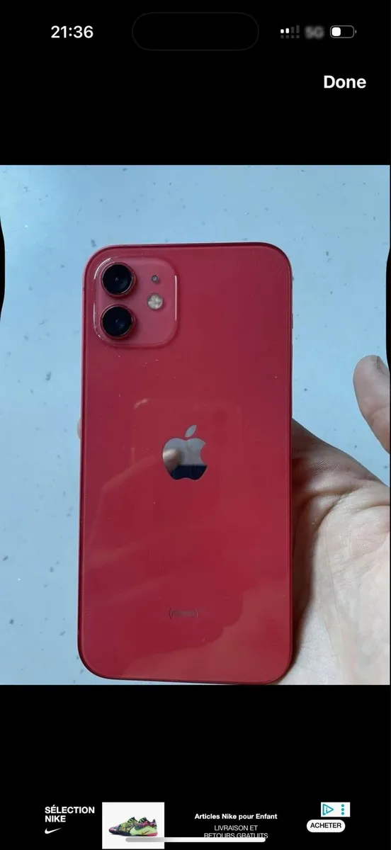 iPhone 12 (100% battery) (Red) - Image 1