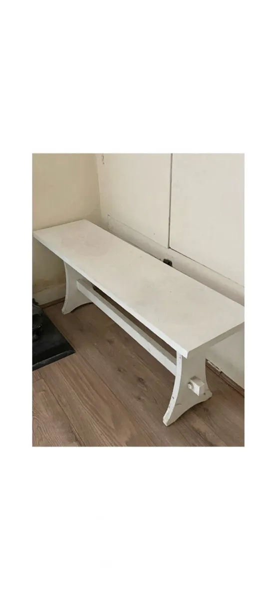 Solid Wooden Bench - Image 1