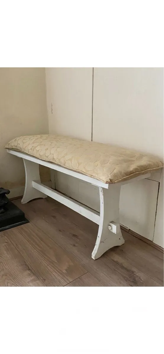 Solid Wooden Bench - Image 2