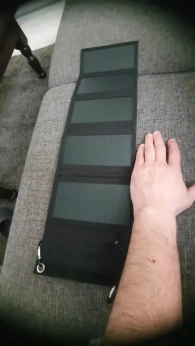 Foldable solar panels for camping hiking or emerge - Image 2