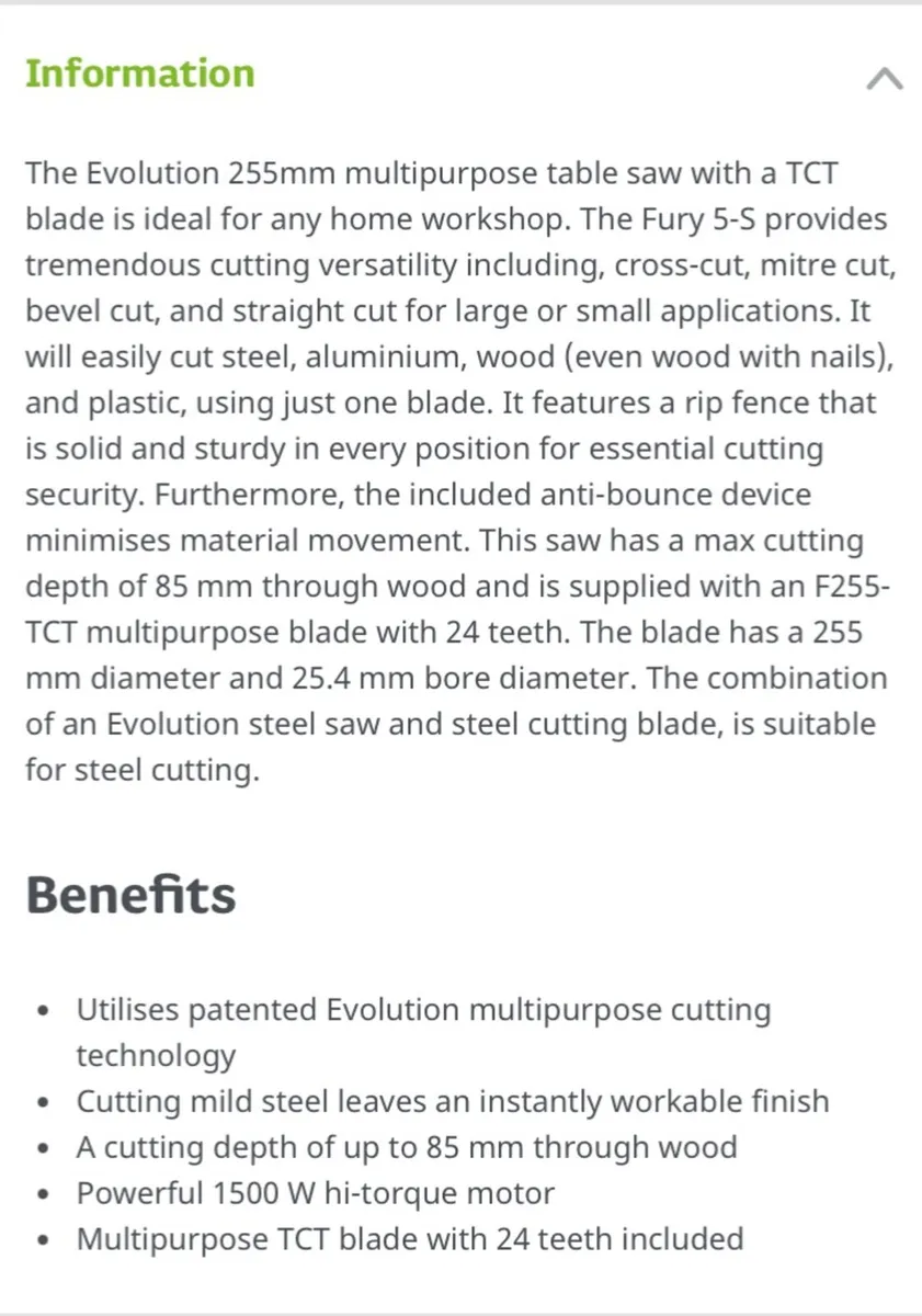 Table saw - Image 2