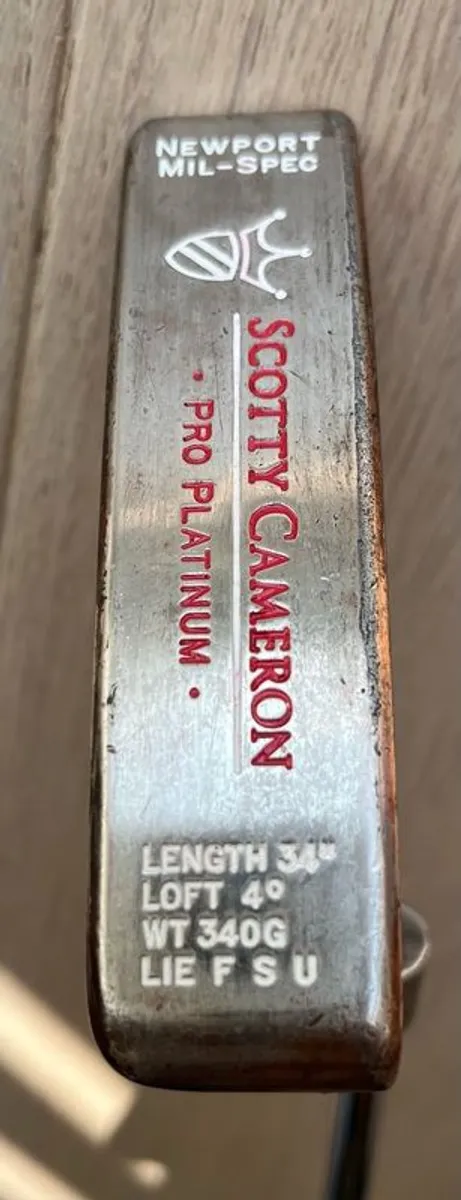 Scotty Cameron Pro Platinum Newport Mil-Spec putter 35" - Image 1