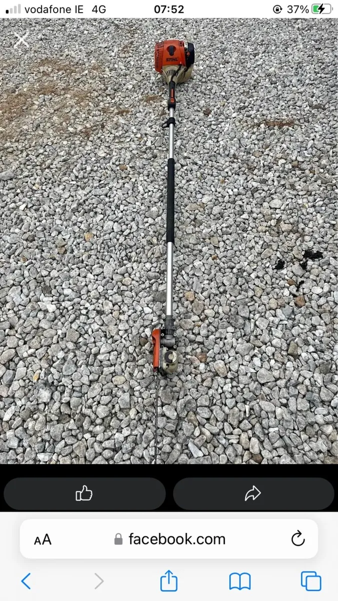 Tanaka long pole chainsaw pruner - Image 1