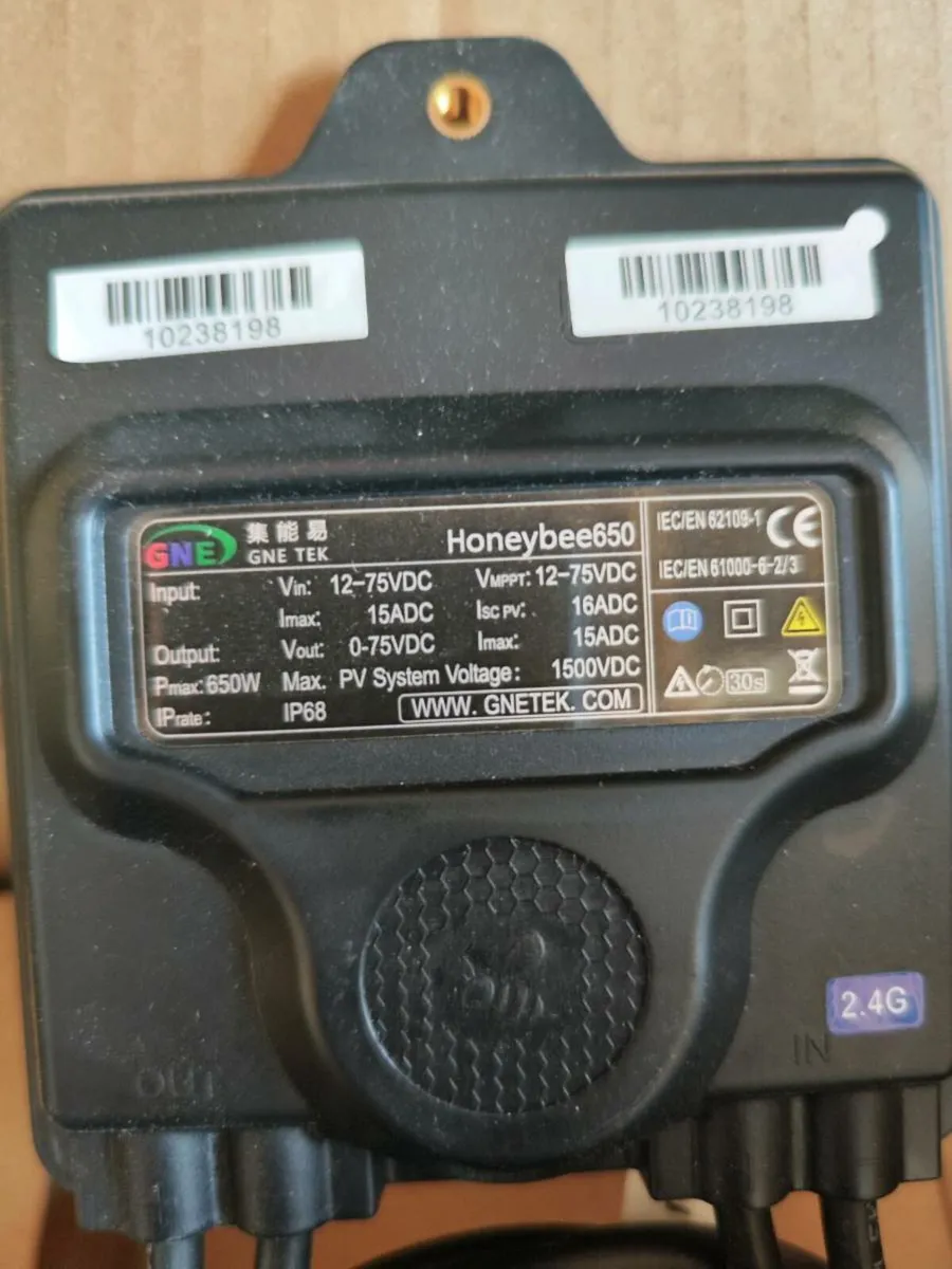 GNETEK Honeybee 650 solar panel optimisers + DAQ u - Image 2
