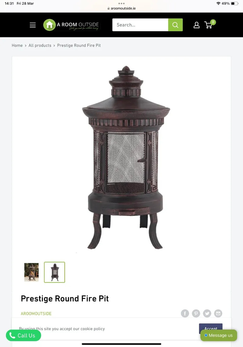 Large heavy fire pit - Image 3