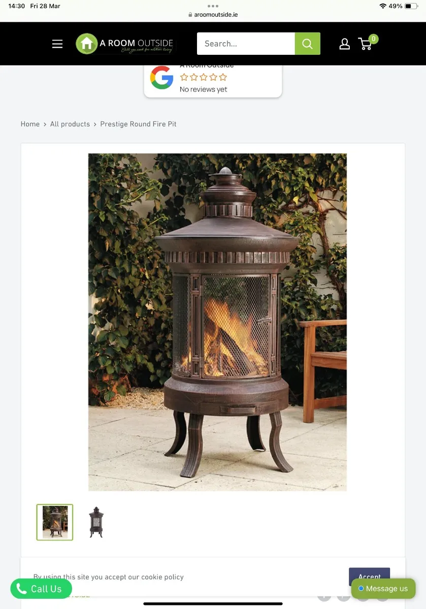 Large heavy fire pit - Image 1