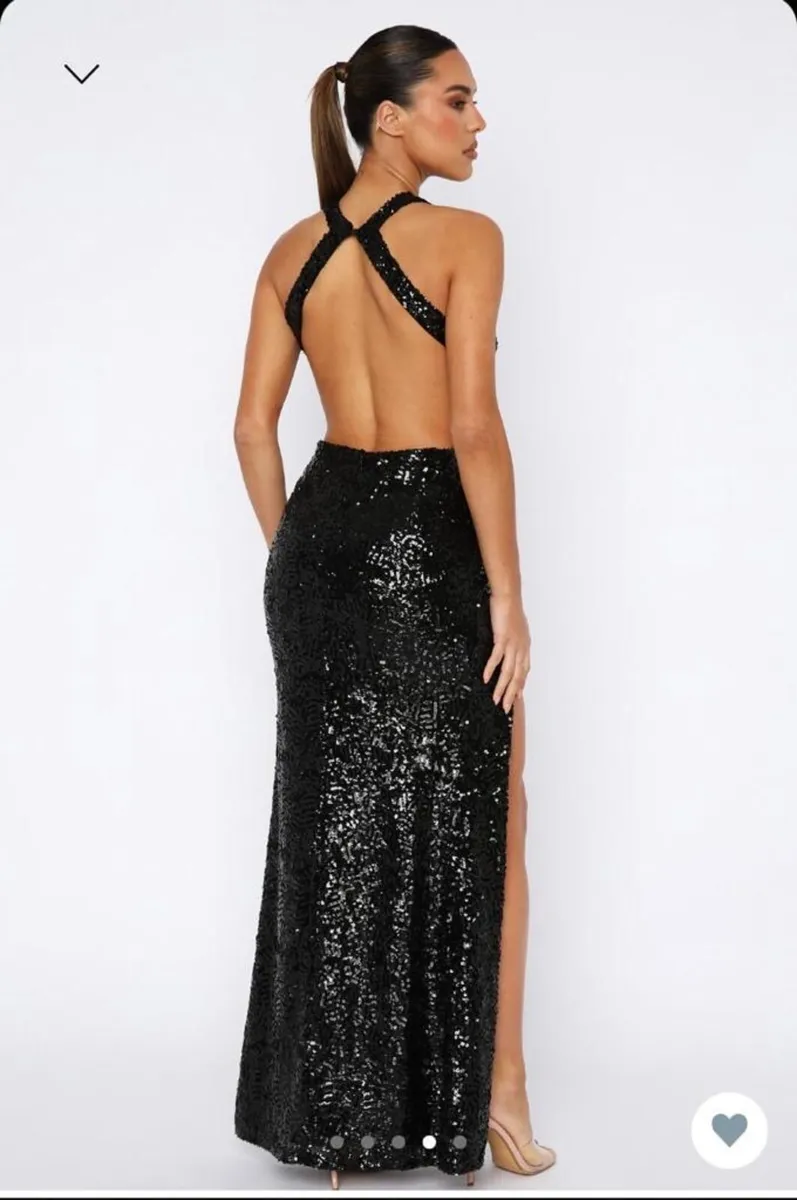 Debs Dress - Black - Image 2