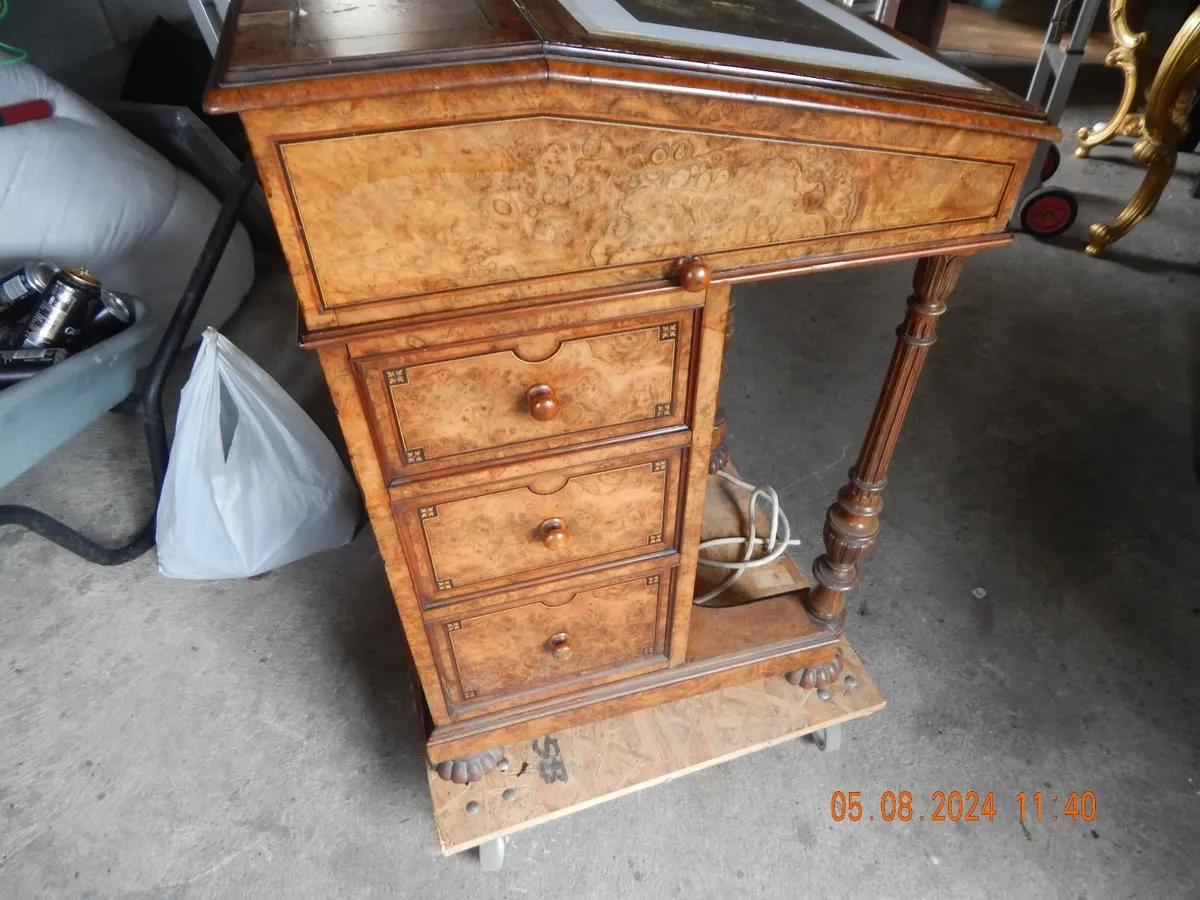 antique Davenport by  Gillows of  London - Image 2
