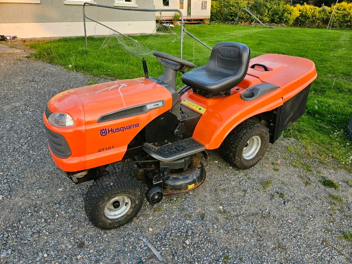 Husqvarna ct151 mower - Image 1