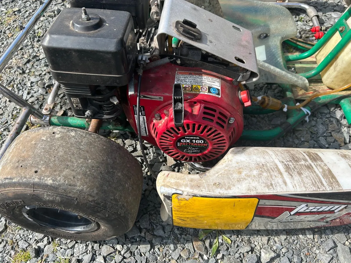 Go cart in excellent condition spare rims tyres - Image 2