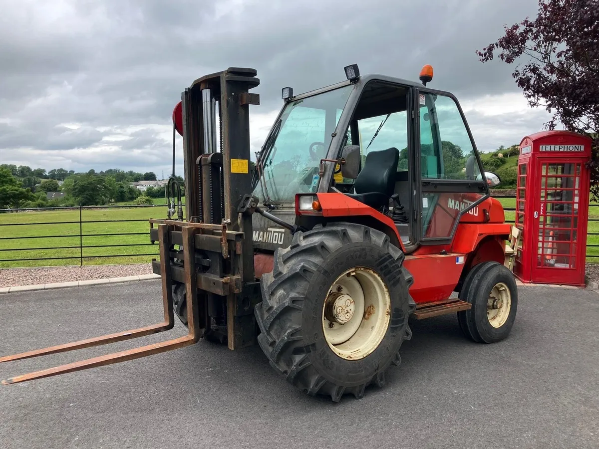 Manitou Rough Terrain Forklift - Image 1