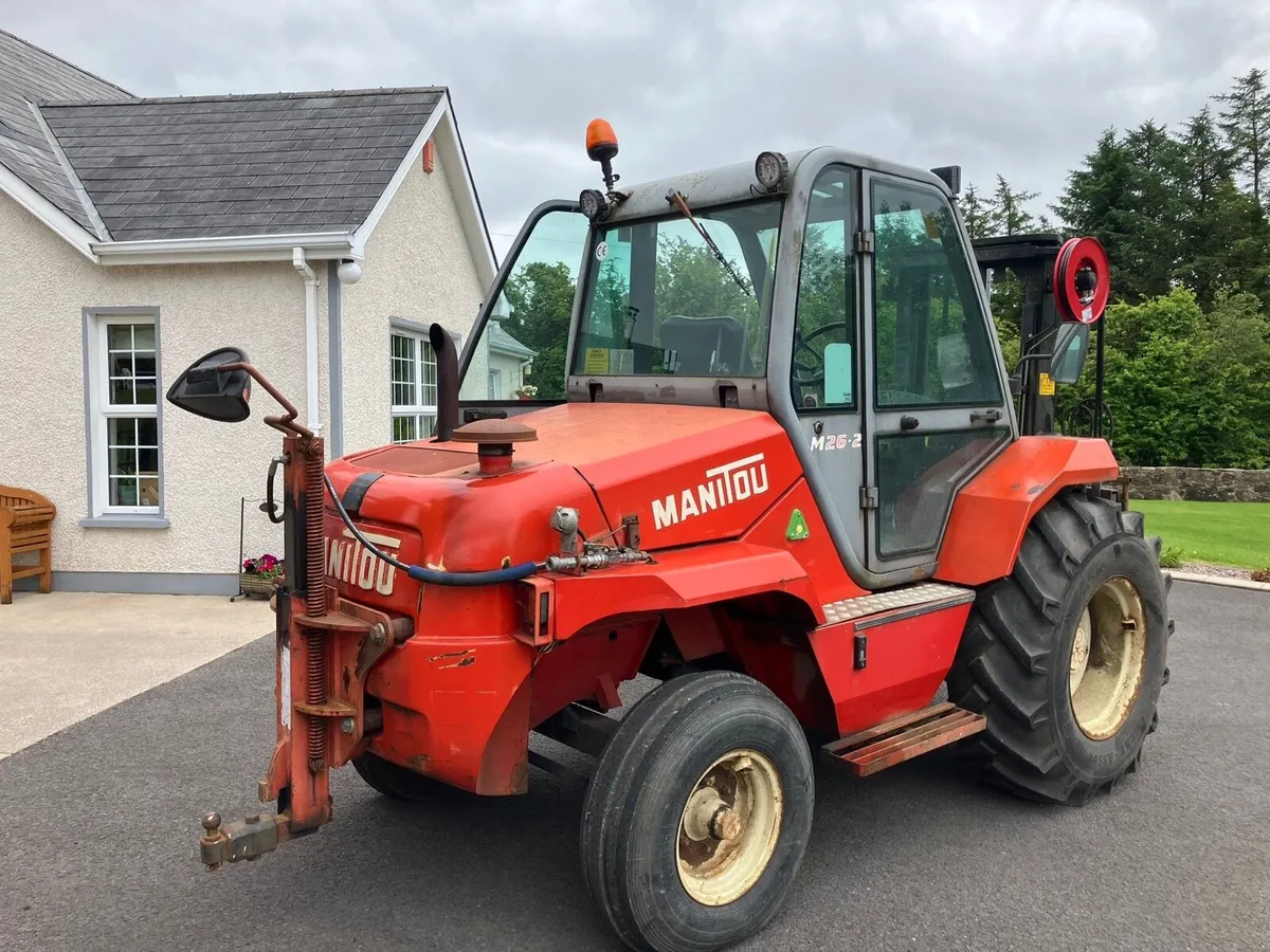 Manitou Rough Terrain Forklift - Image 4