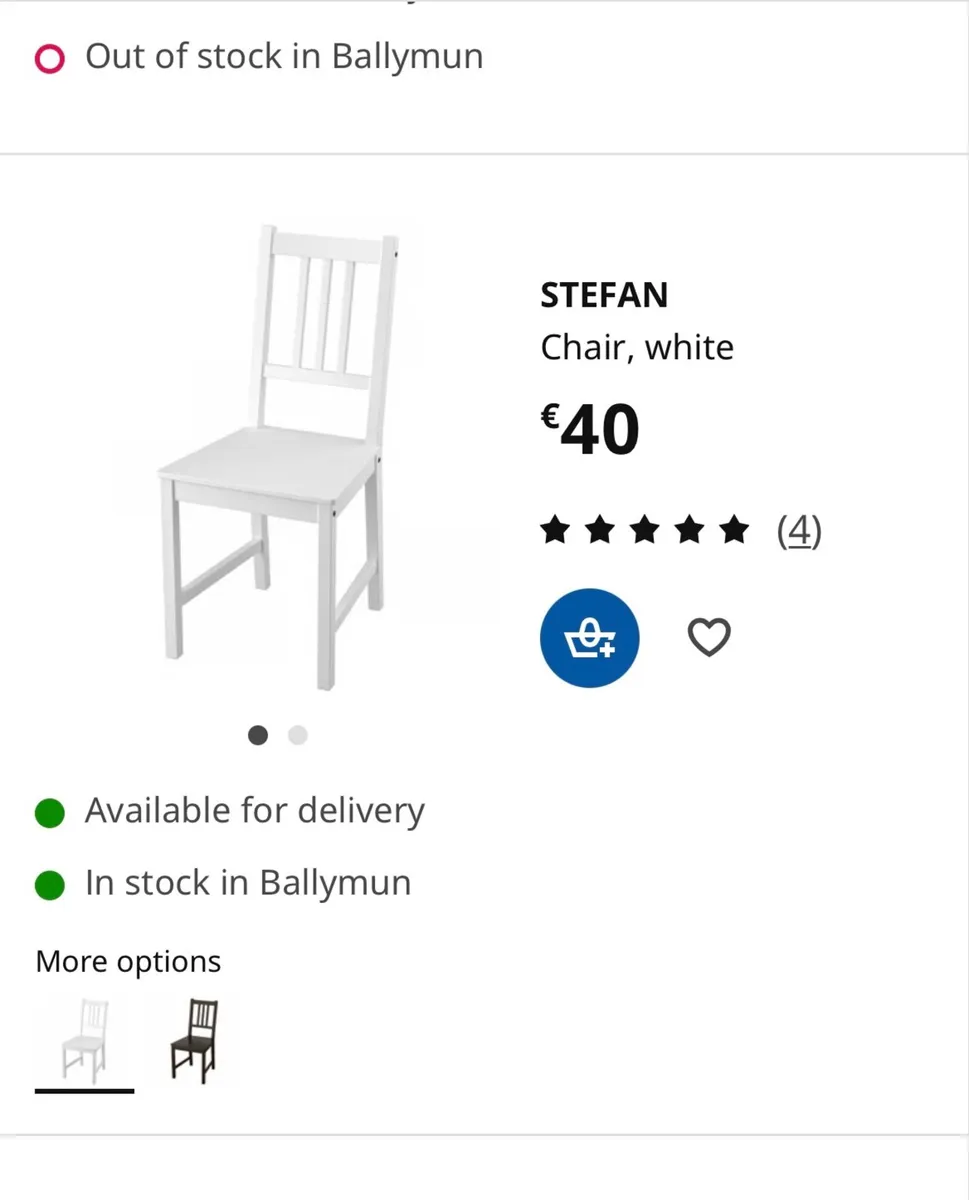 Dining chairs ikea stefan - Image 2