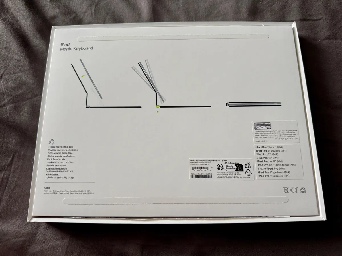 Apple Magic Keyboard for 11” iPad Pro M4 (2024) - Image 2