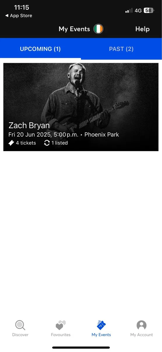 4x Zach Bryan tickets Friday the 20th Dublin - Image 1