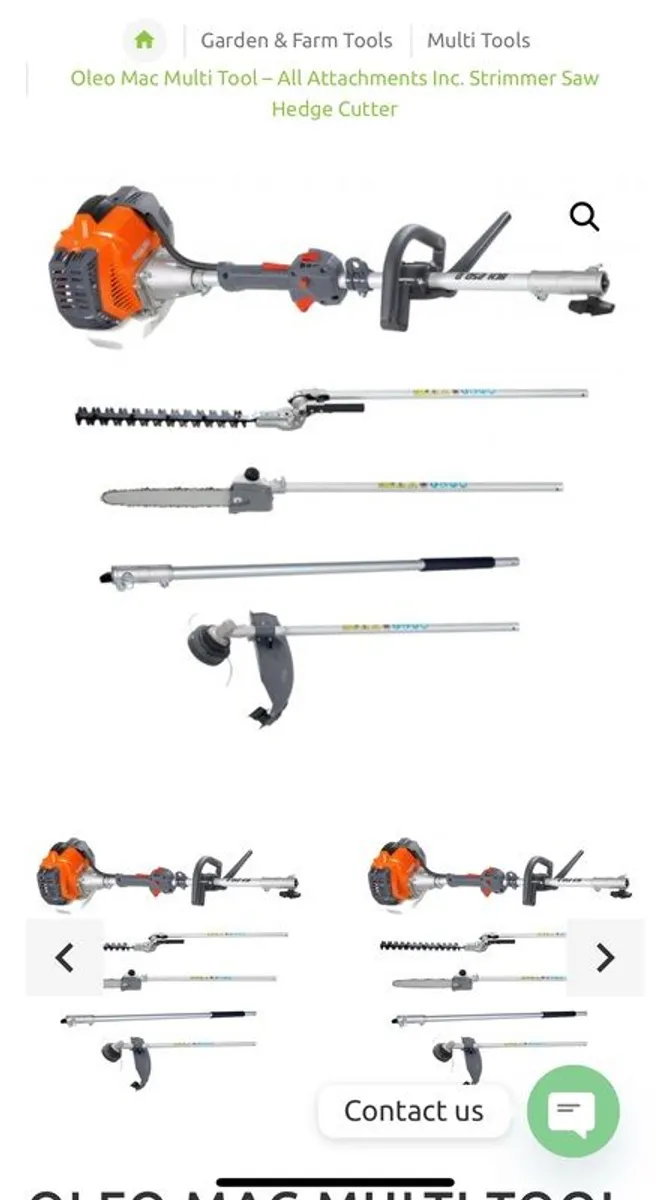 Multi tool strimmer/hedge cutter/pole saw/ strimmer - Image 4