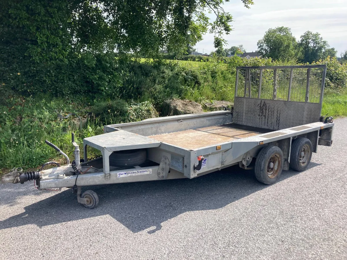 2016 Ifor Williams 10x6’1 Plant Trailer NO VAT - Image 1