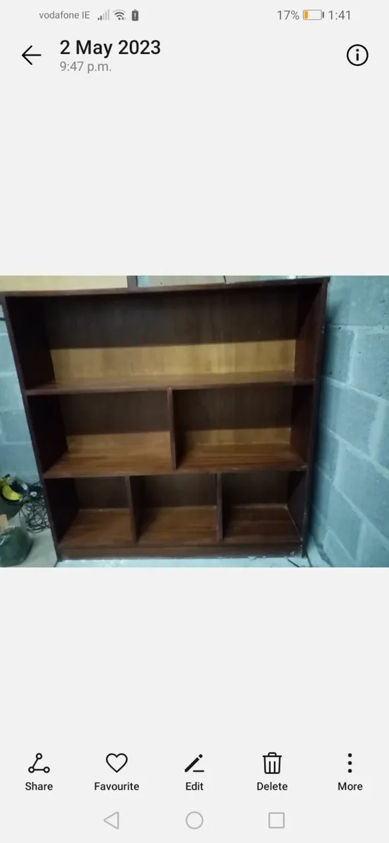 Beautiful solid mahogany unit - Image 1