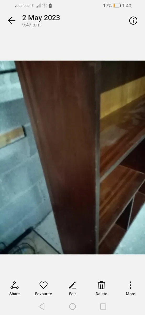 Beautiful solid mahogany unit - Image 2