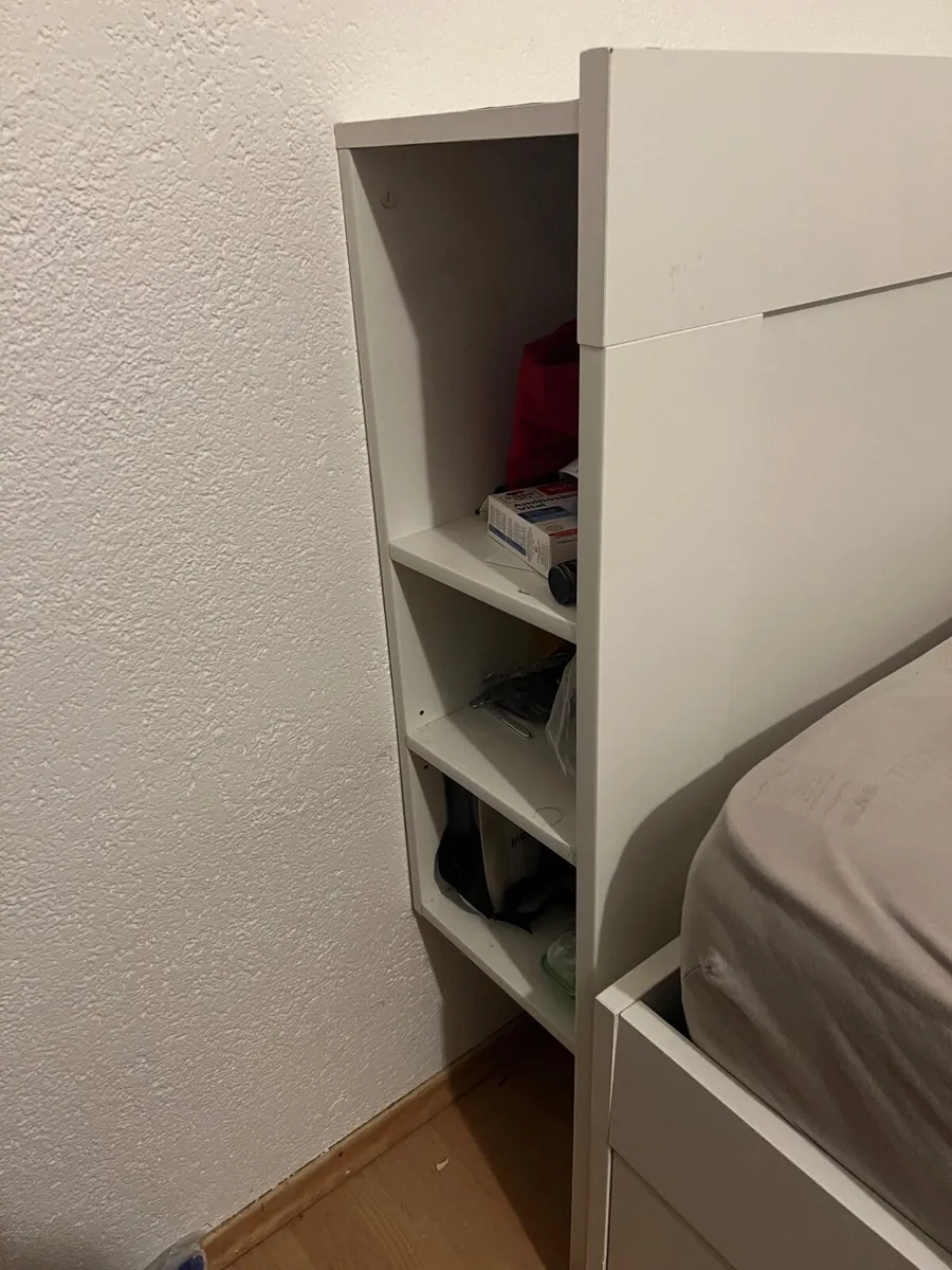 IKEA BRIMNES Bed frame with storage - Image 3