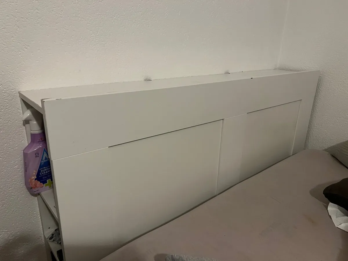 IKEA BRIMNES Bed frame with storage - Image 4