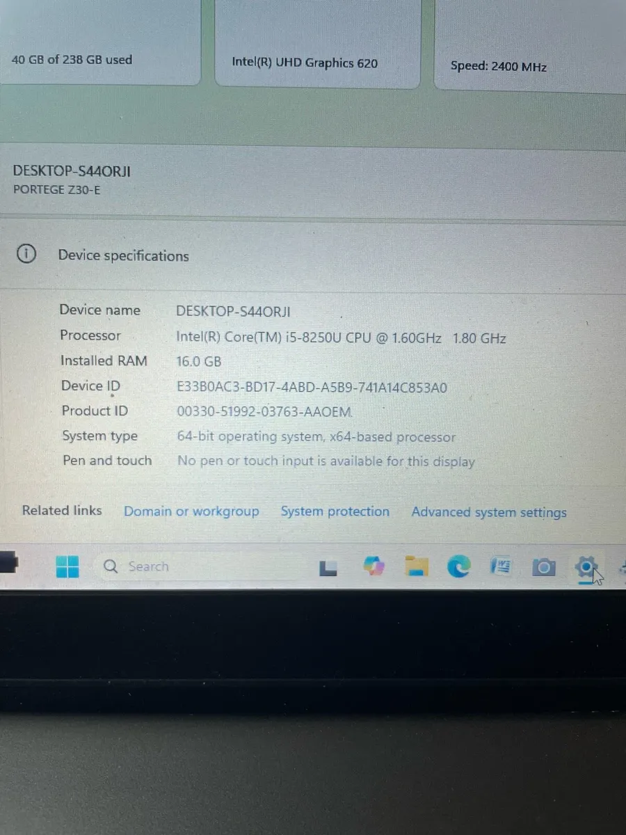 Toshiba laptop i5 16gb w11 - Image 4