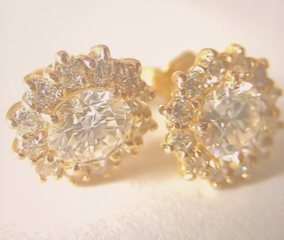 Diamond earrings - Image 2