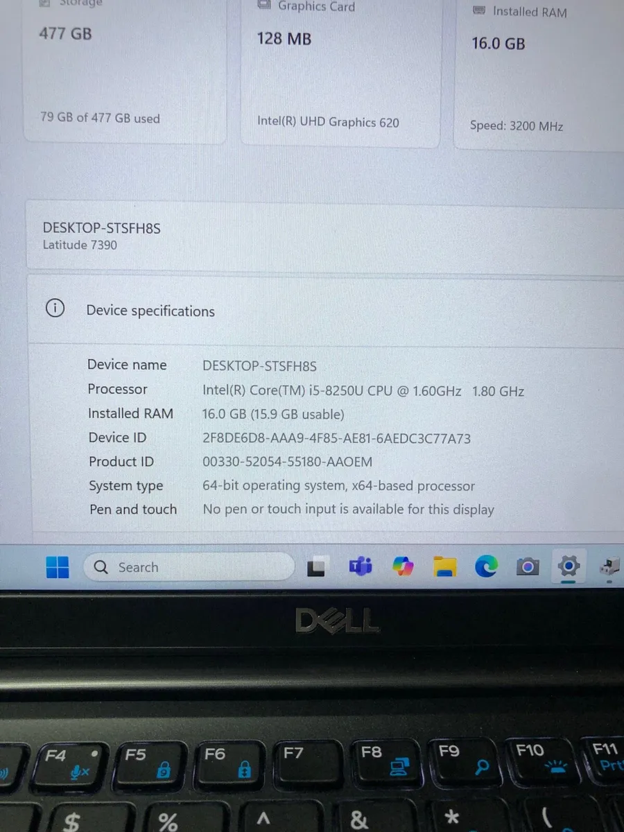 Dell i5 pro 16gb 512 ssd win 11 pro - Image 4