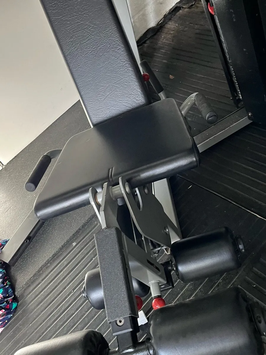 Lat pulldown. Leg extension. Life fitness commer - Image 4