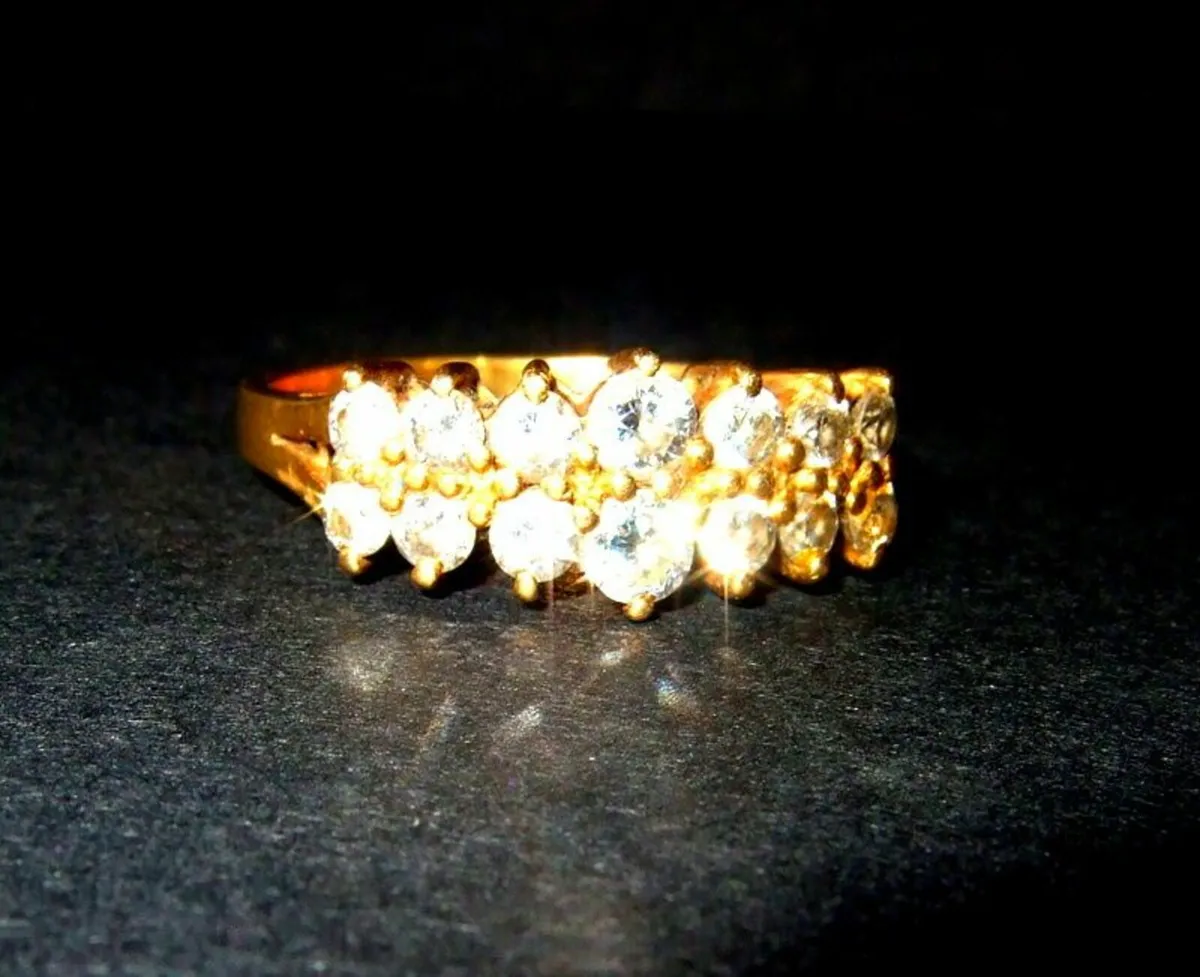 Vintage 18ct Gold & Diamond Ring - Image 3