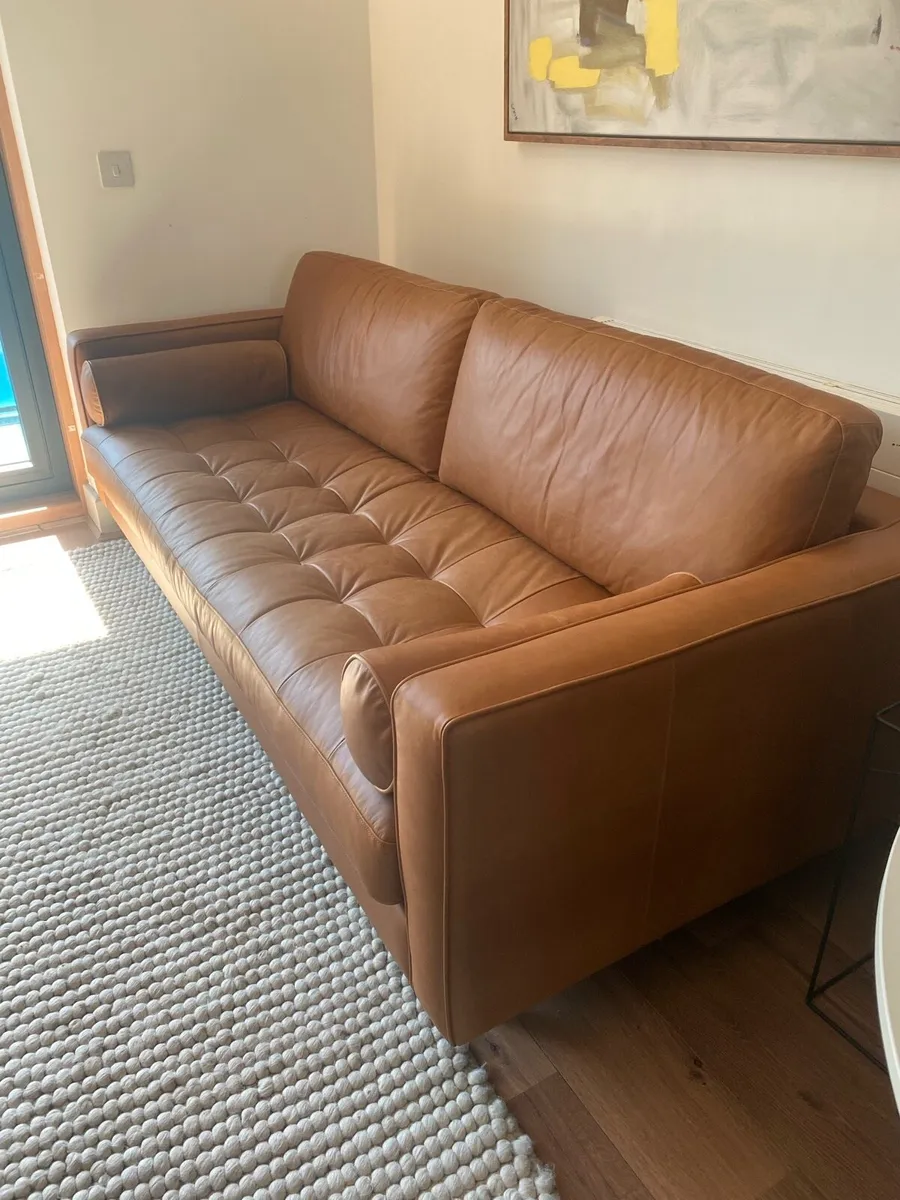 Scott Leather Sofa - Image 2