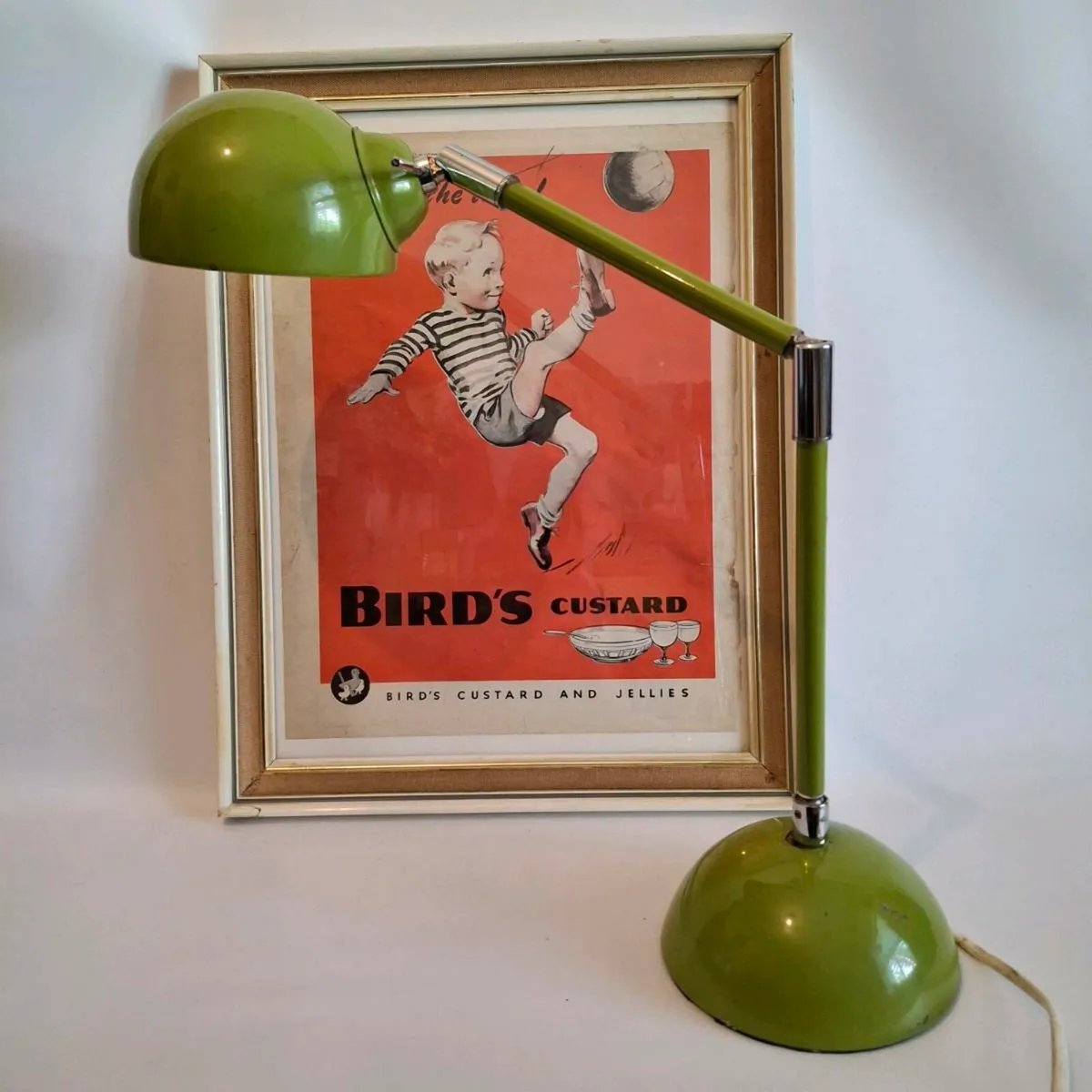 Mid-Century Avocado Desk Lamp - Image 1