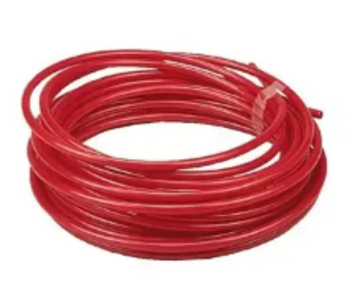8MM RED NYLON HOSE 30M LENGTH (TGL)