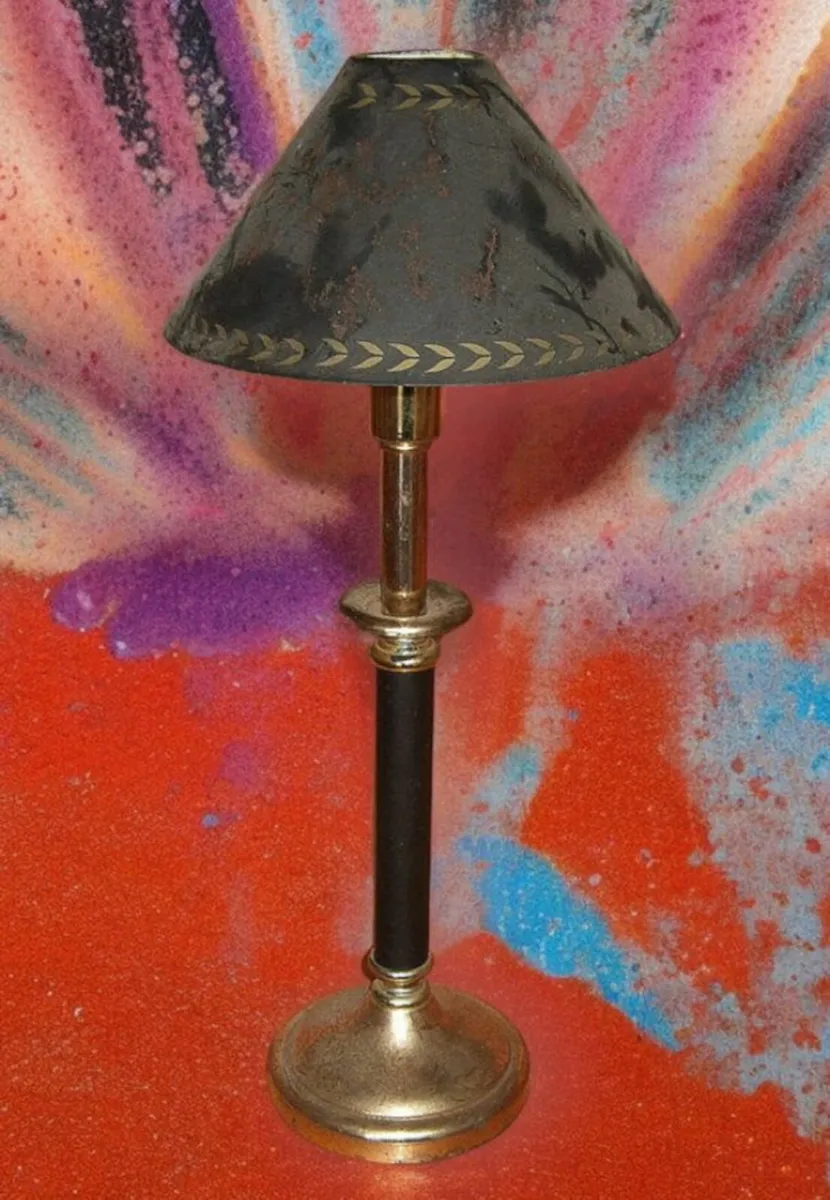 Pair Of Vintage Harrods Electric Candle Lamps - Image 1
