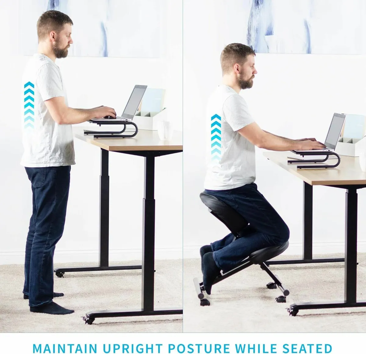 Ergonomic Kneeling Chair, relieves  back pain! - Image 4