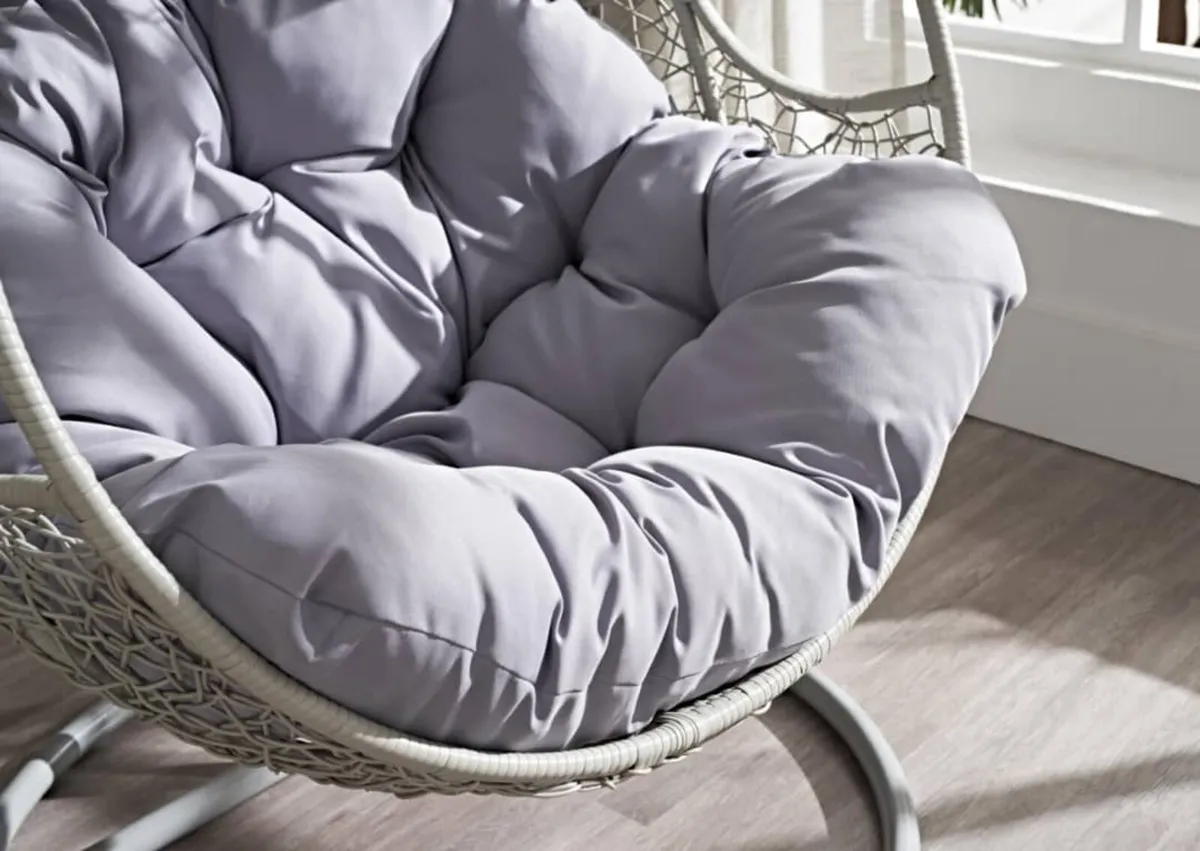 NEW RATTAN HANGING SWING EGG CHAIRS - DELIVERY - Image 4