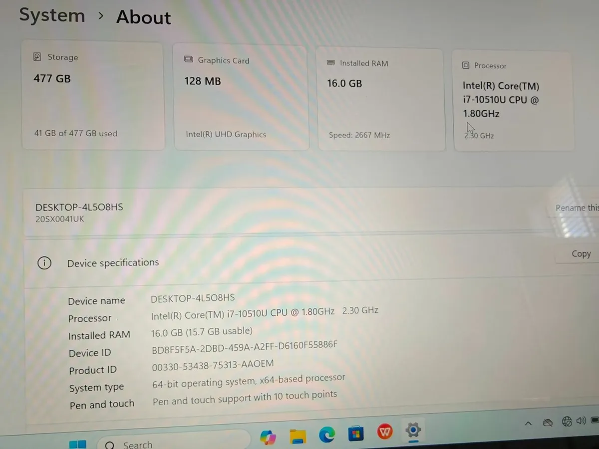 Lenovo Thinkpad X13 Yoga | i7 (10th gen) | 16GB | - Image 3