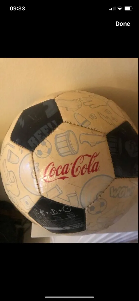 Multi Illustration Coca Cola Football - Image 1