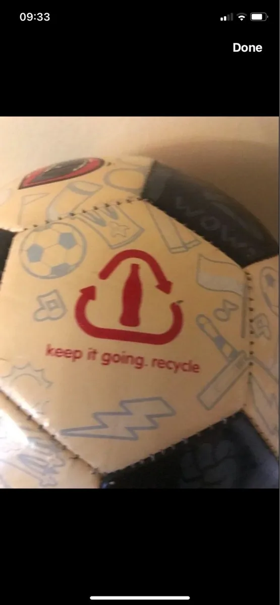 Multi Illustration Coca Cola Football - Image 3