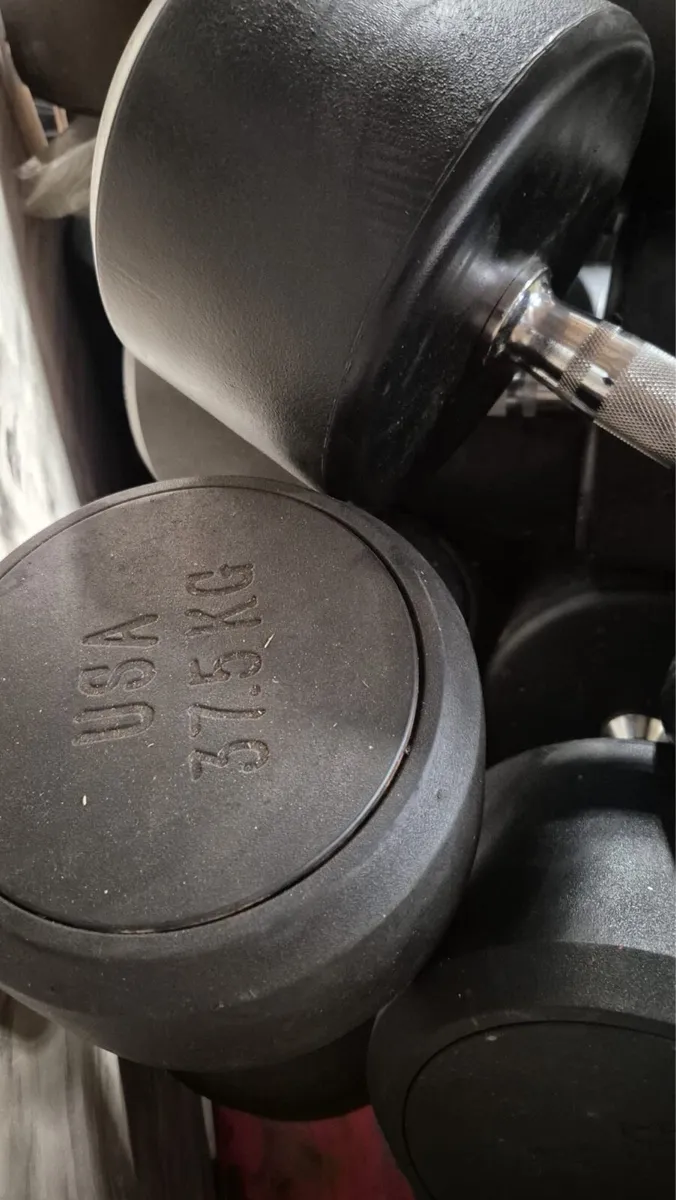 NEW RUBBER DUMMBELLS - Image 2