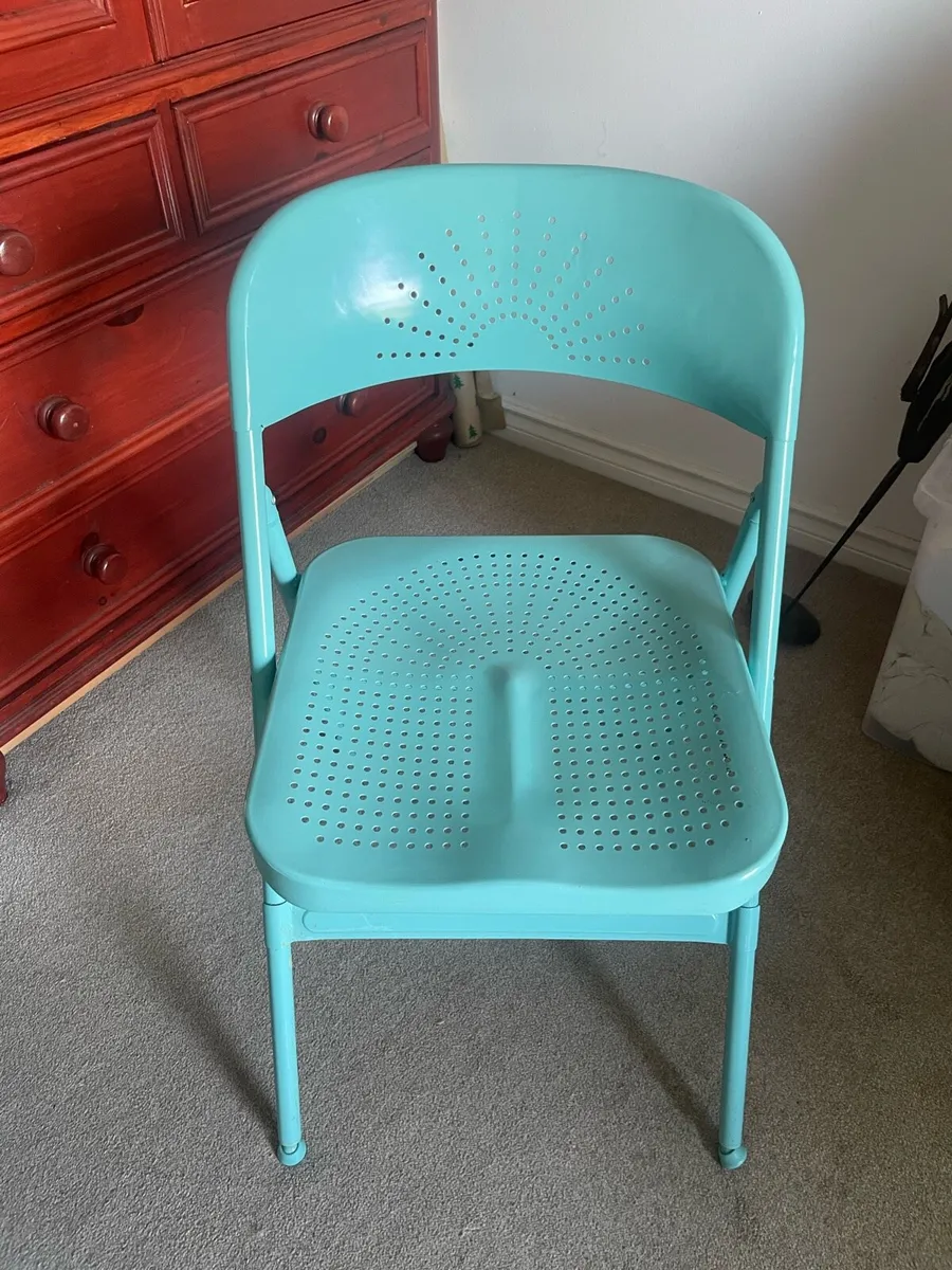 Metal folding chairs  IKEA - Image 3