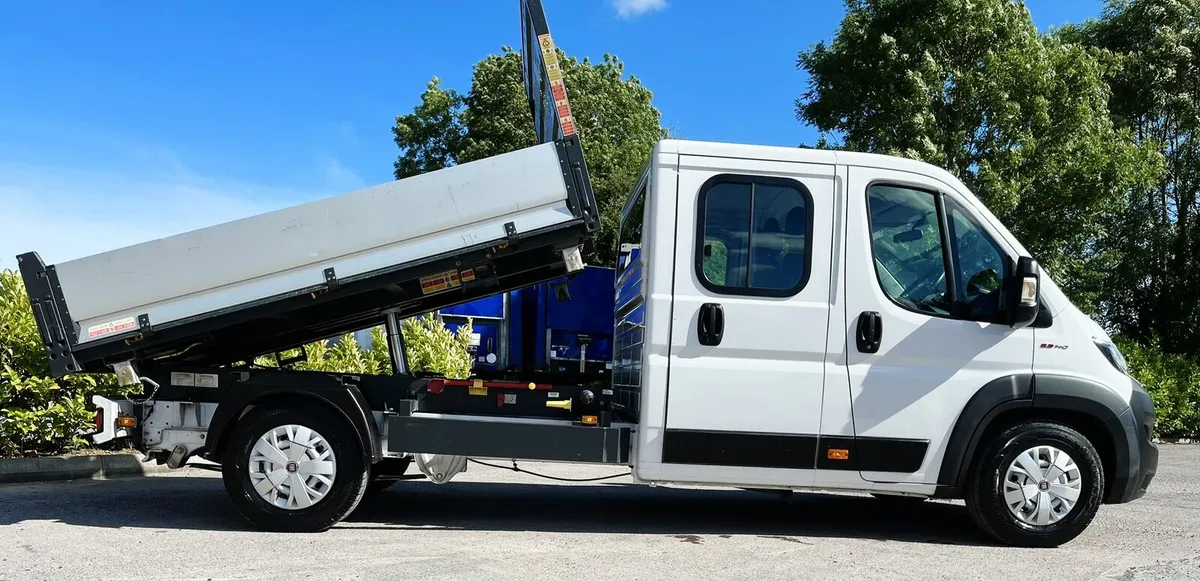 2021 Fiat Ducato Crew Cab Tipper 3.5T *27k KM* - Image 1