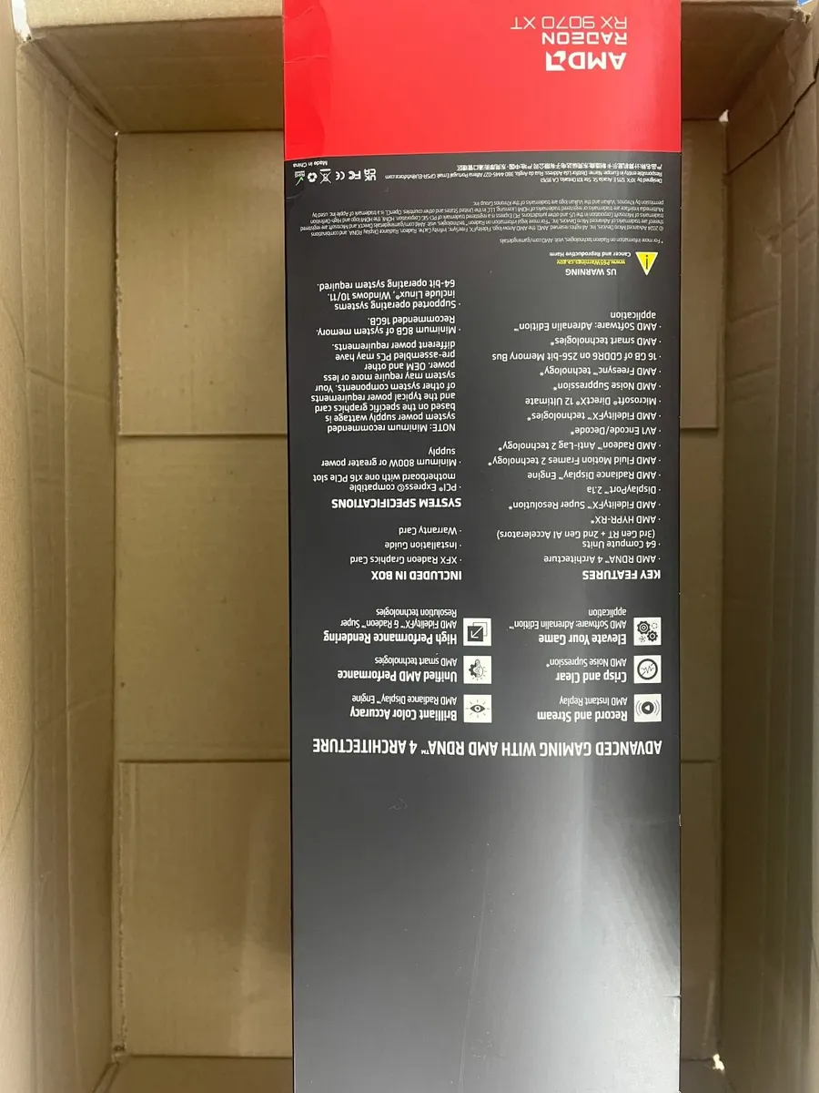 XFX AMD RX 9070XT Swift Gaming 16GB with Box - Image 1