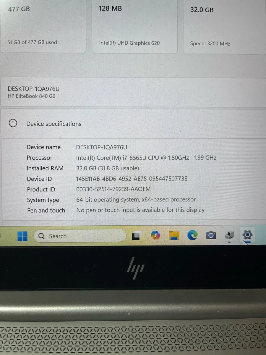 HP | i7 | 32gb | 512ssd | win 11 pro - Image 4