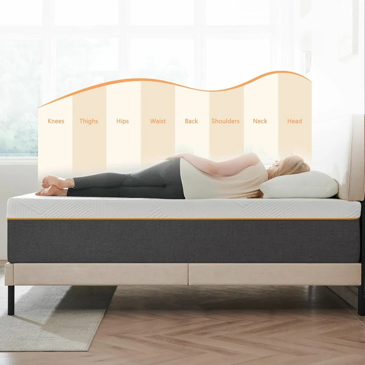 Double Mattress Memory Foam Gentle care 135x190cm - Image 4