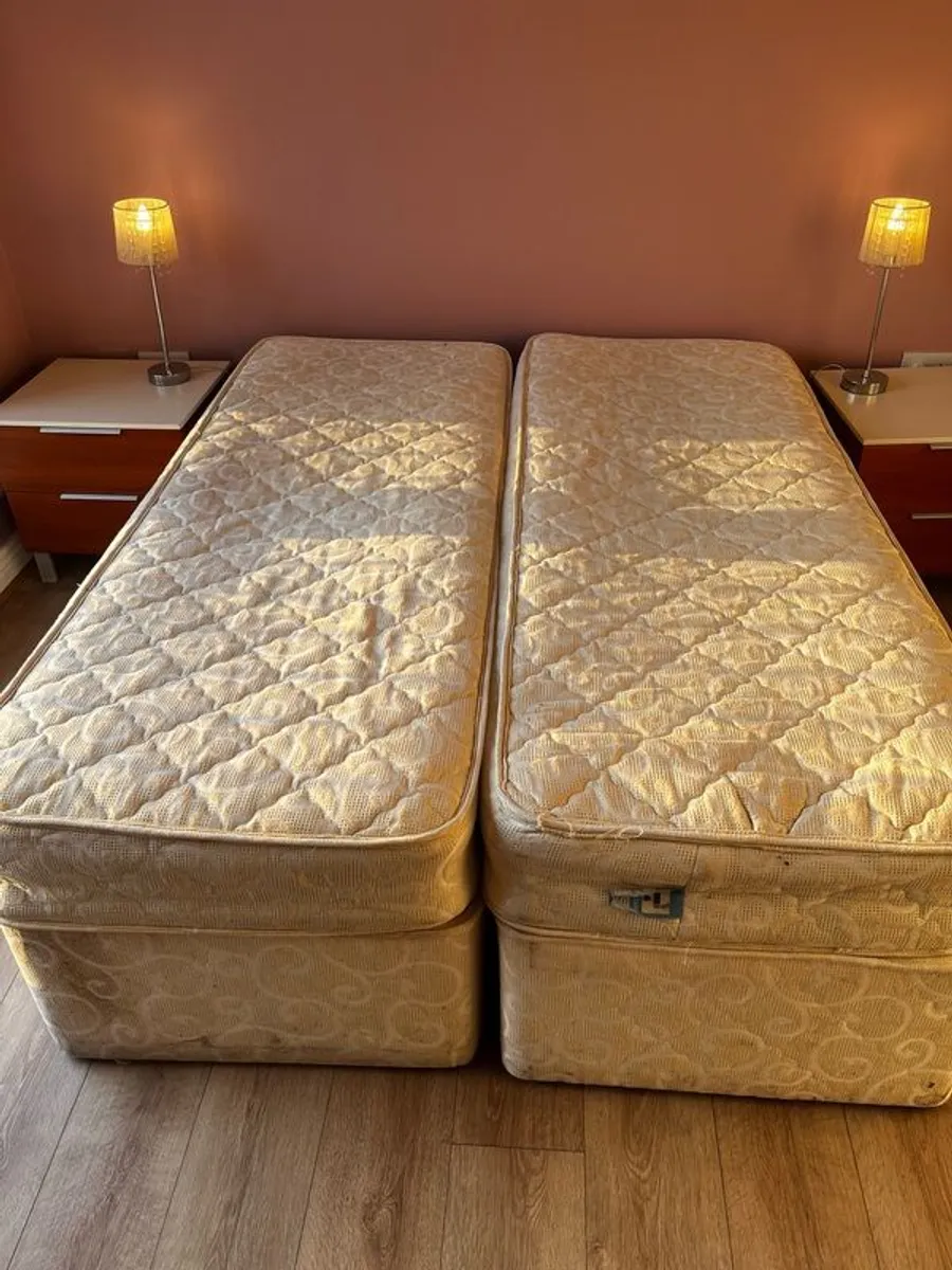 2 Beds, 2 bedside locker - Image 1