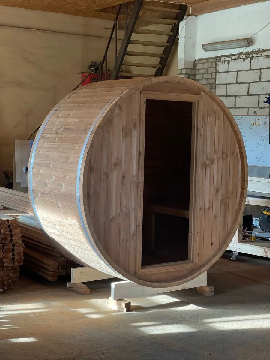 Thermowood barrel saunas - Image 1