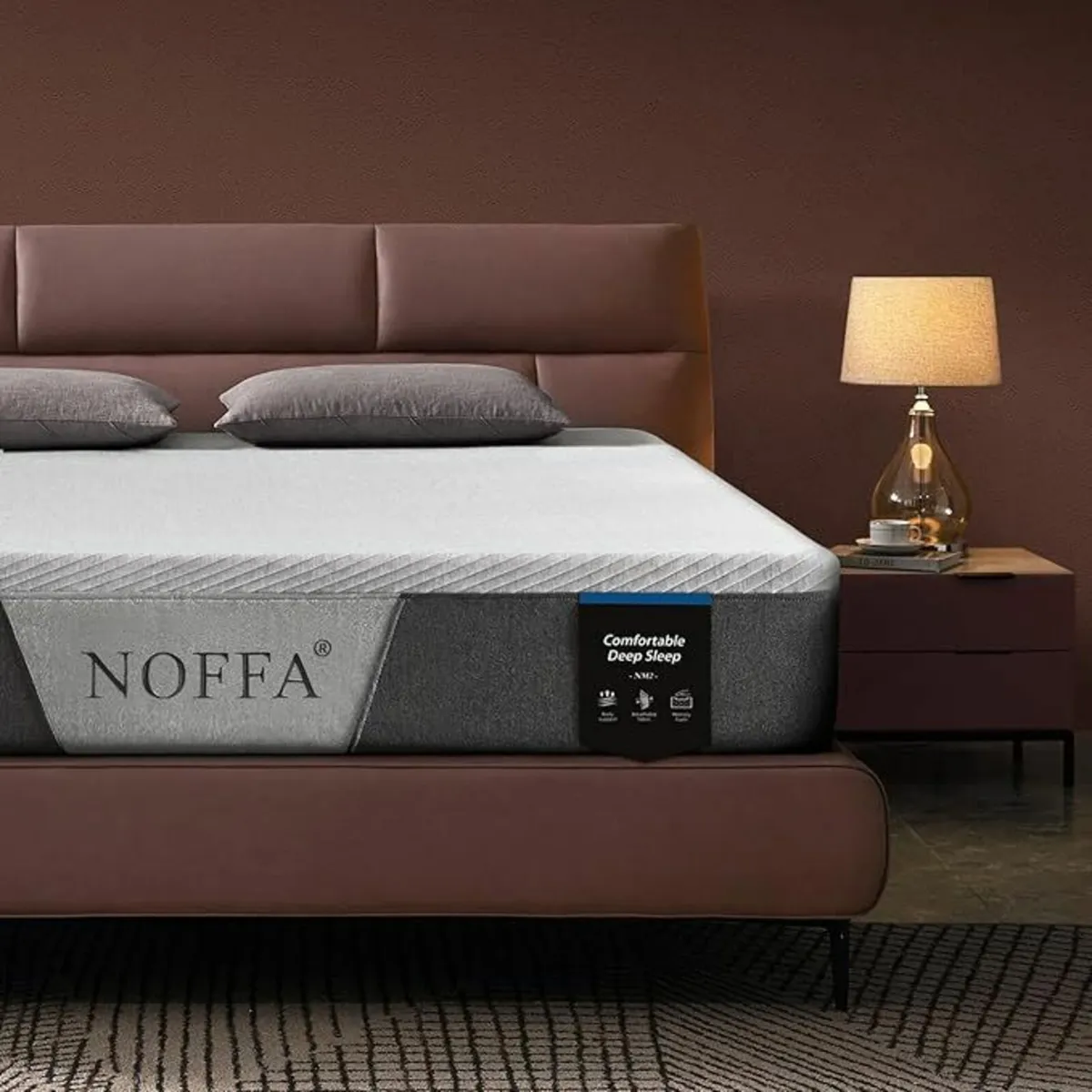 Double Memory Foam Mattress Breathable135x190x20cm - Image 1