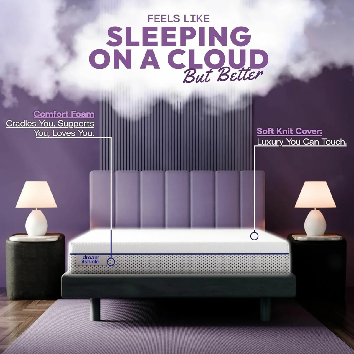 Comfort Foam Orthopedic Mattress Queen120x190x18cm - Image 1