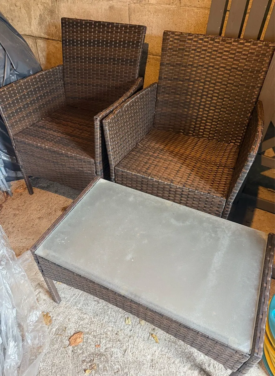 Wicker Bistro Set